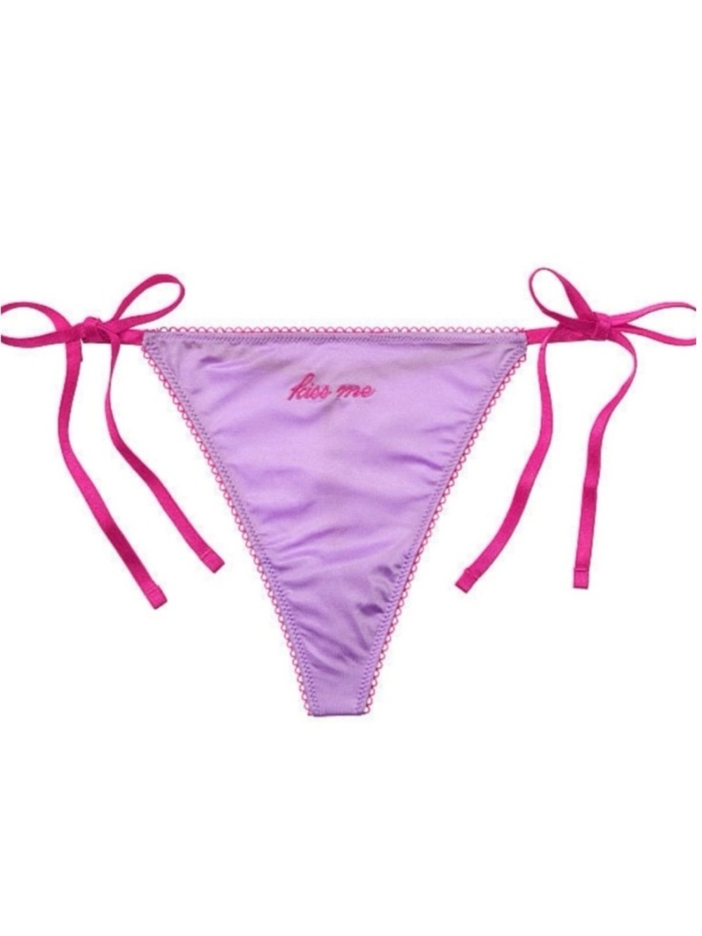 Victoria’s Secret Tease Kiss Me Side Tie Thong Panty OS